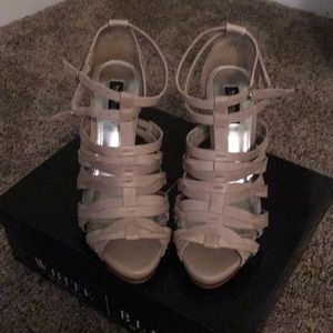 Stacked sandals